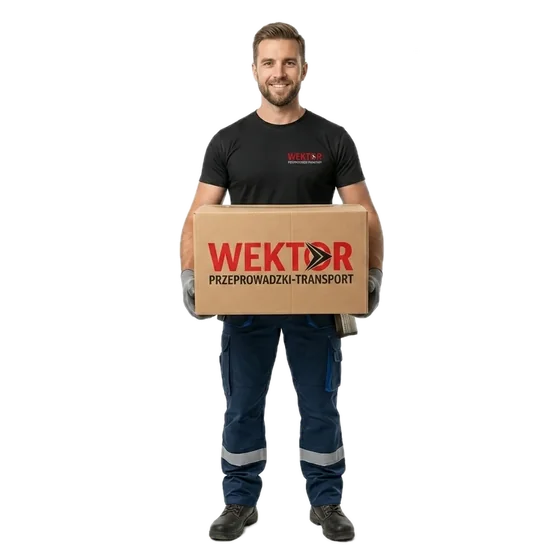 Pracownik Wektor Przeprowadzki-Transport