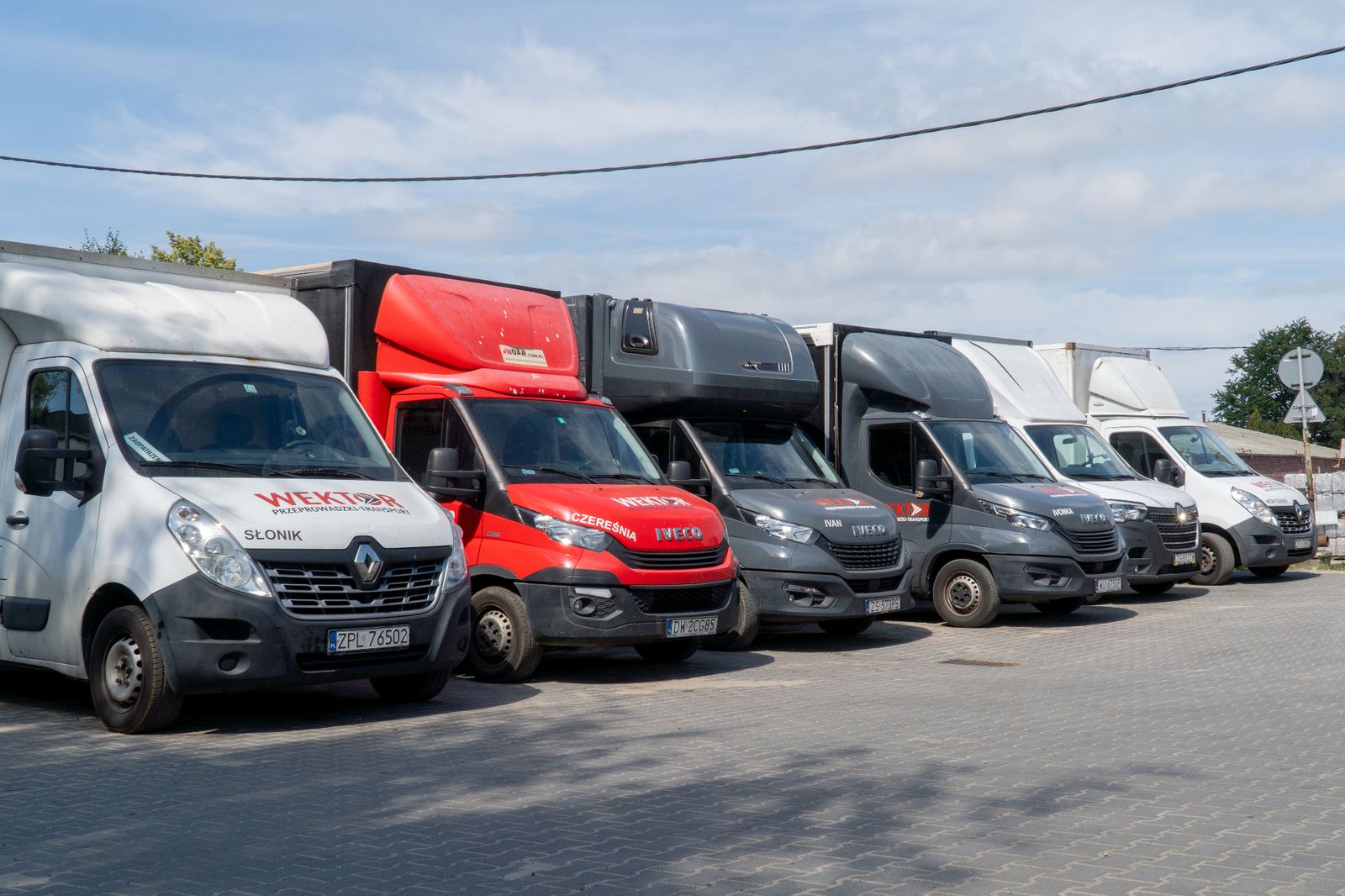 Flota busów dostawczych Wektor - stan obecny 2026